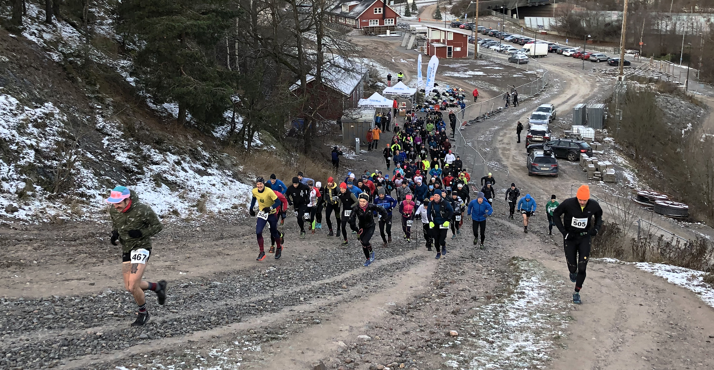 Hammarby Alpin Marathon 22 Varv Upp Over Och Runt Hammarbybacken Den Forsta Advent 2021